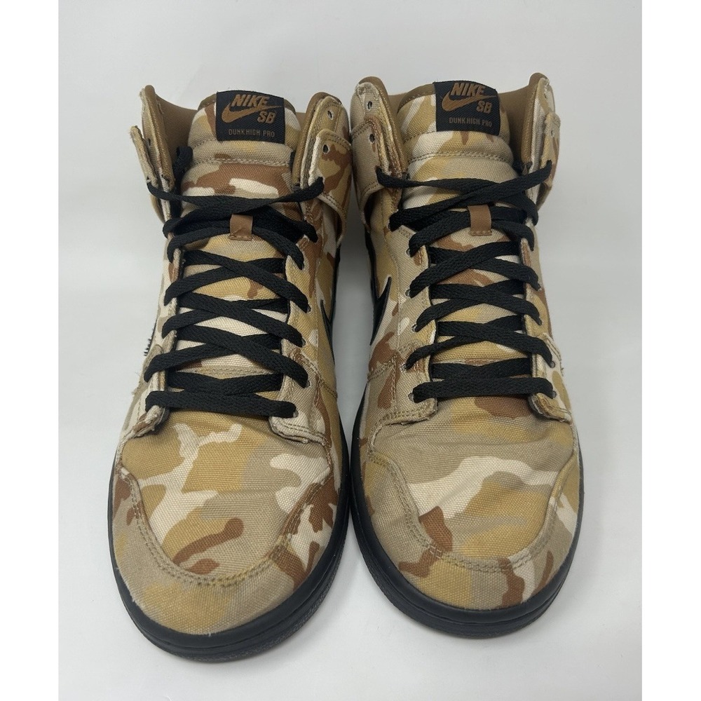 Size 11 - Nike Dunk Pro SB High Brown Camo - Picture 3 of 11
